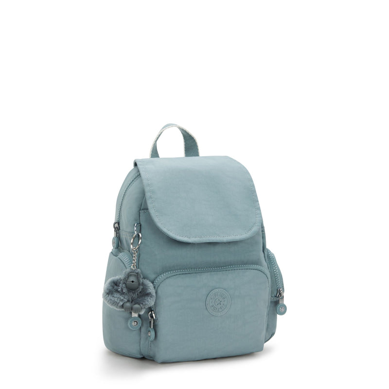 An image of the Kipling City Zip Mini Relaxed Grey