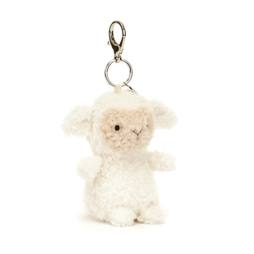 An image of the Jellycat Little Lamb Bag Charm.