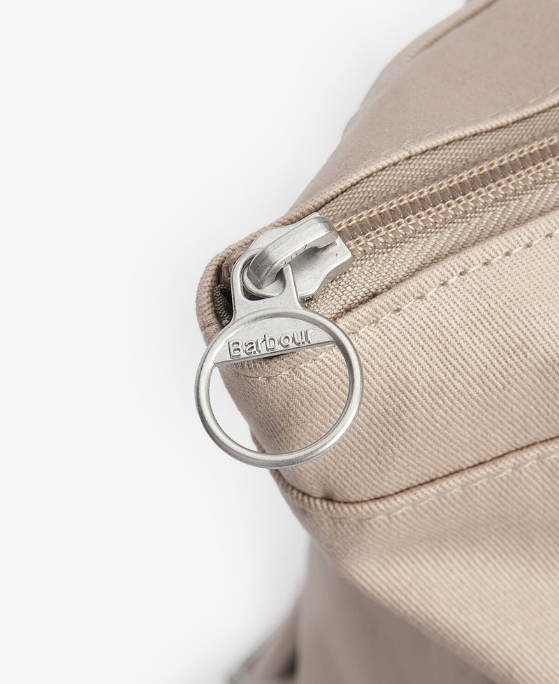 An image of the Barbour Olivia Backpack in Light Sand.