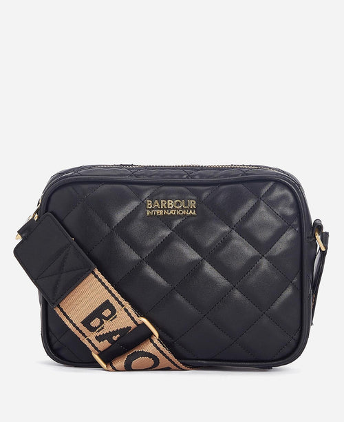 An image of the Barbour International Quilted Sloane Bag