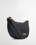 An image of the Barbour International Qualify Sling Bag in Black.