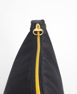 An image of the Barbour International Qualify Sling Bag in Black.