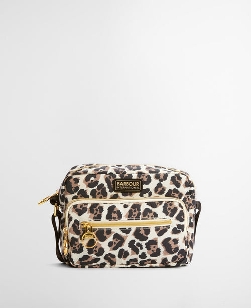 An image of the Barbour International Boulevard Crossbody in Pearl Jaguar.