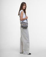 An image of the Barbour International Boulevard Crossbody in Pearl Jaguar.