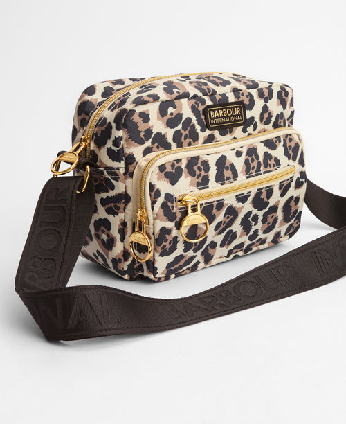 An image of the Barbour International Boulevard Crossbody in Pearl Jaguar.