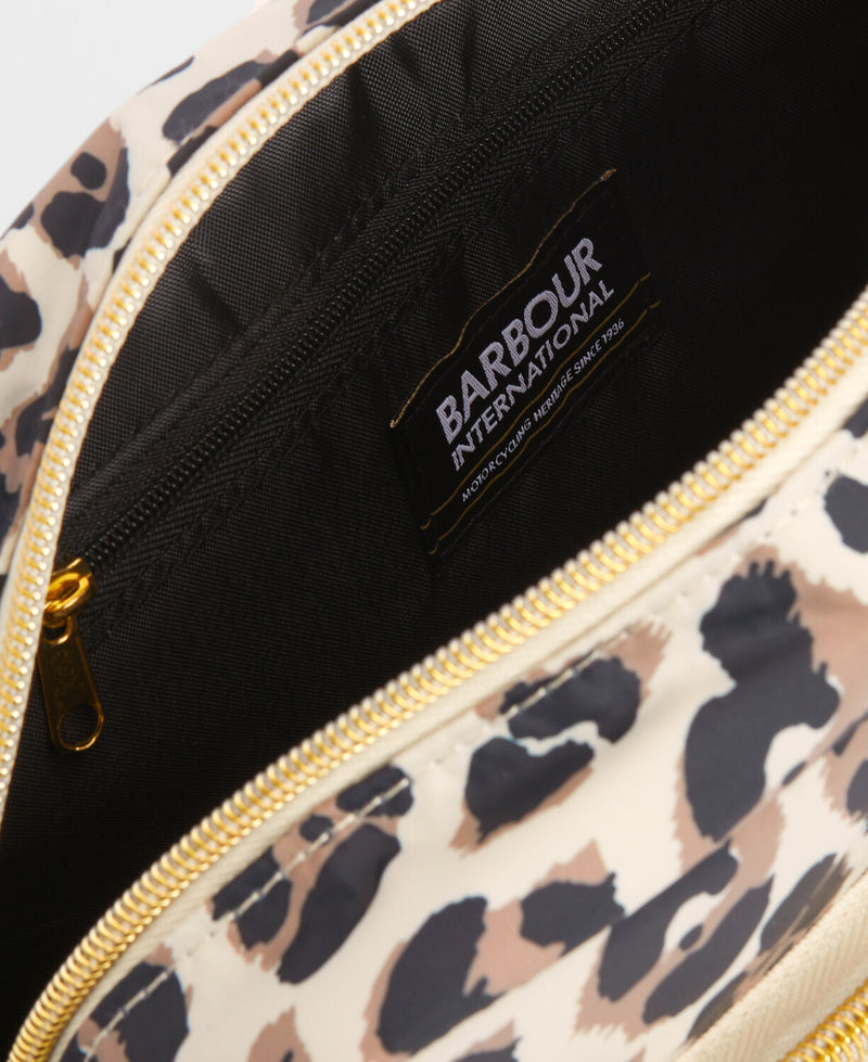 An image of the Barbour International Boulevard Crossbody in Pearl Jaguar.