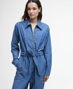 An image of the Barbour Emmie Jumpsuit in Chambray.