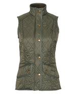 An image of the Barbour Cavalry Gilet in Olive.