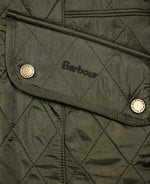 An image of the Barbour Cavalry Gilet in Olive.