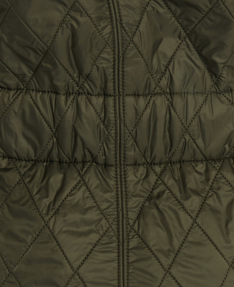 An image of the Barbour Cavalry Gilet in Olive.