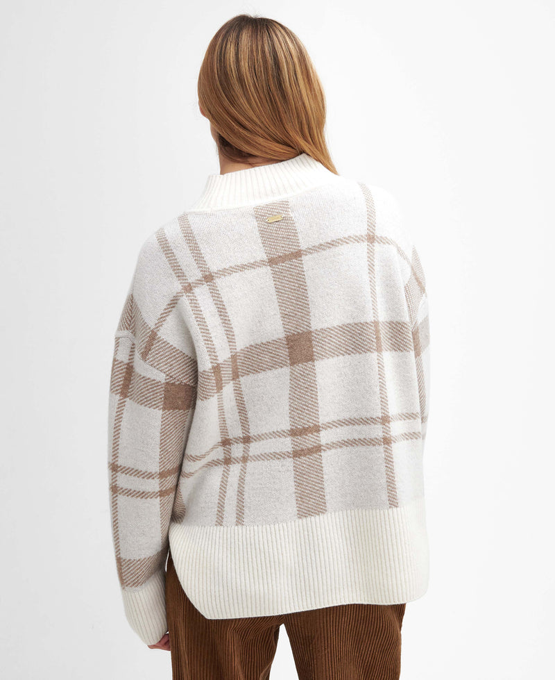 An image of the Barbour Deanna Knit Jumper in Winter.