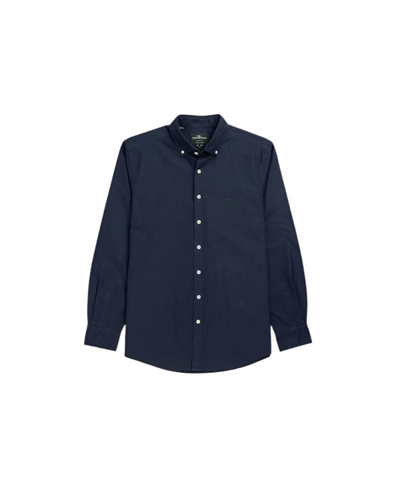 An image of the Rodd & Gunn Gunn Oxford Shirt in Navy.