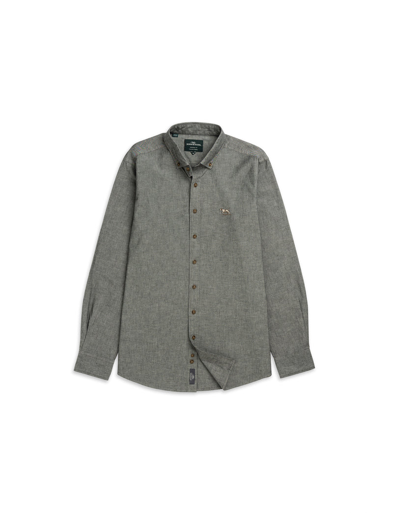 An image of the Rodd & Gunn Kirklands Shirt in Ash.