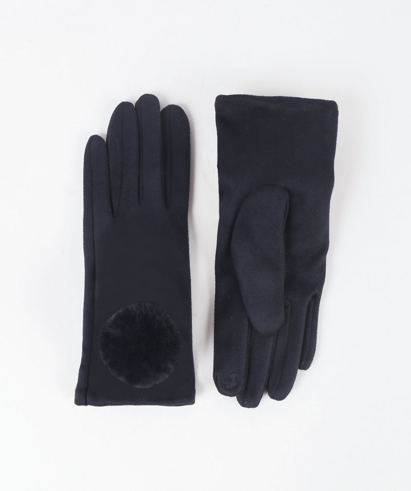 An image of the Pia Rossini Leighton Gloves in Navy.