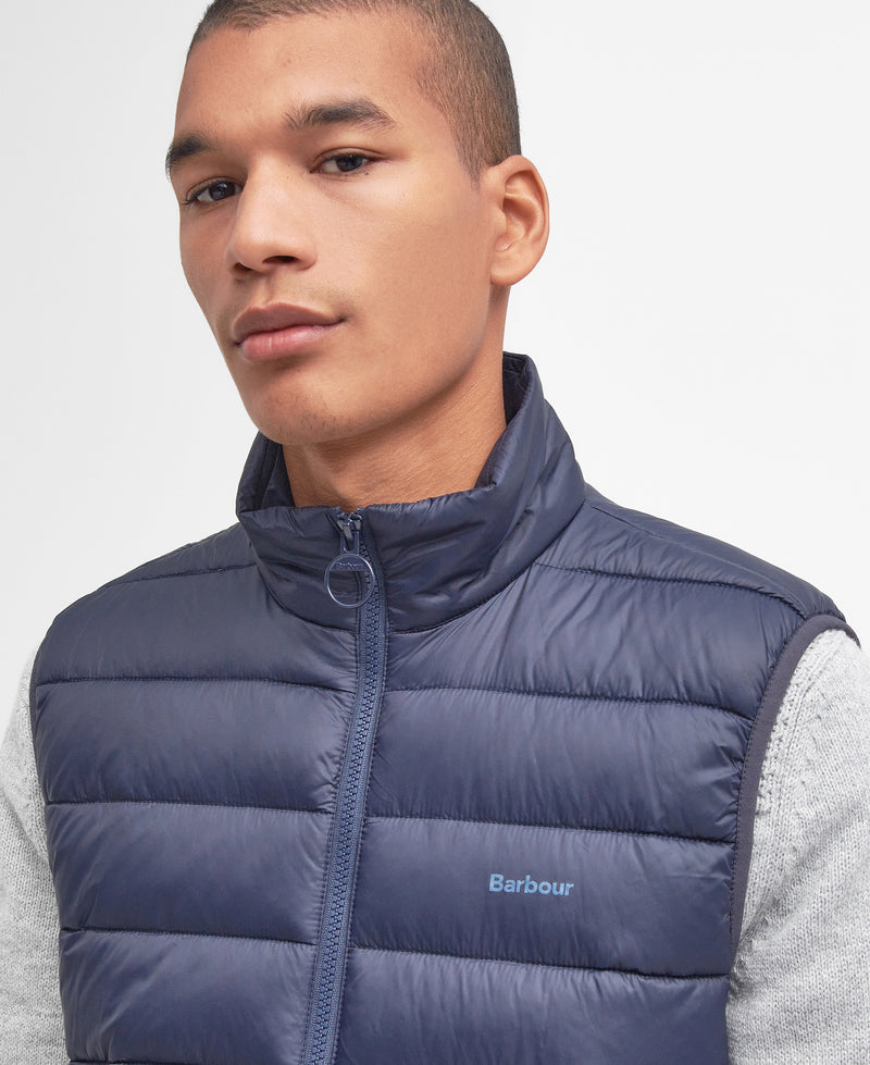 An image of the Barbour Bretby Gilet in Navy.