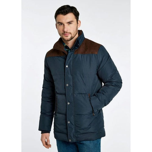 An image of the Dubarry Talbot Down Filled Jacket in Navy.