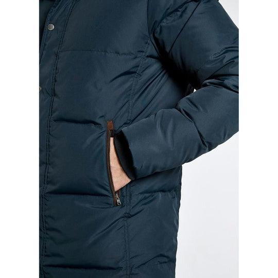 An image of the Dubarry Talbot Down Filled Jacket in Navy.