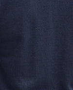 An image of the Barbour Cotton Half Zip Knit Sweater in Navy.