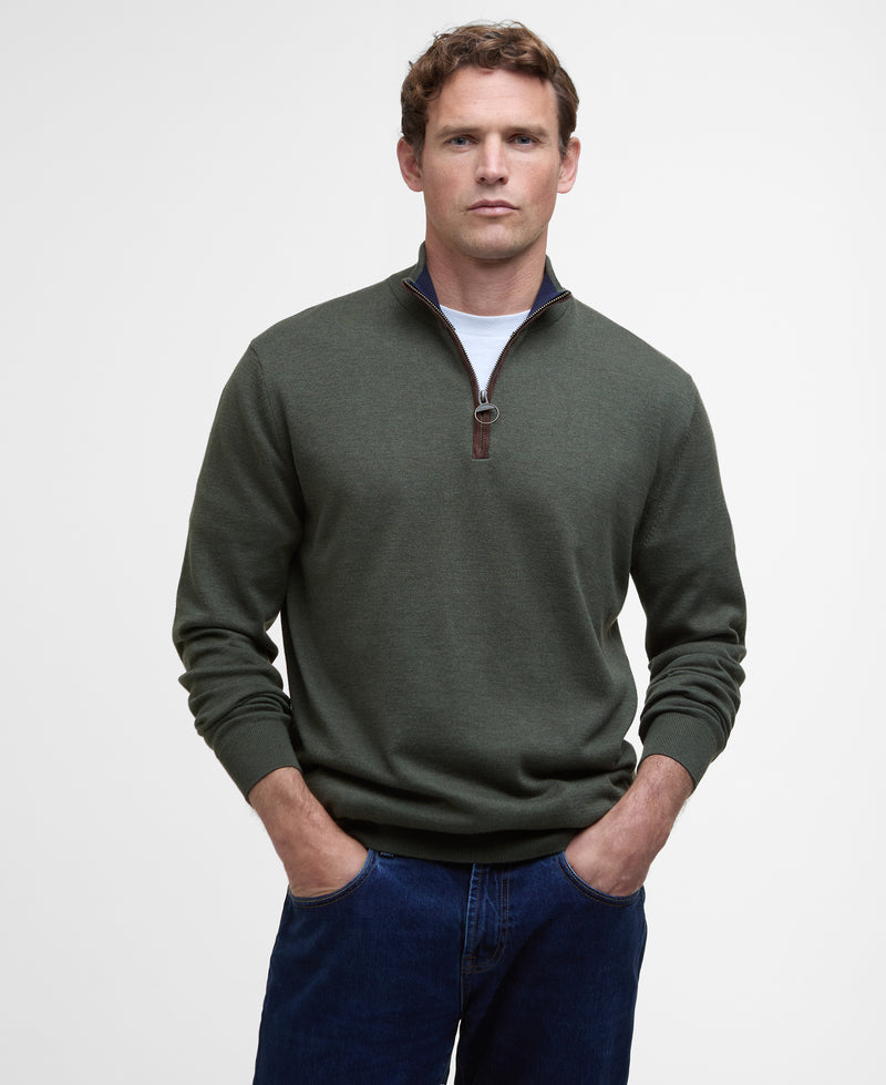 An image of the Barbour Bayfield Half Zip Jumper