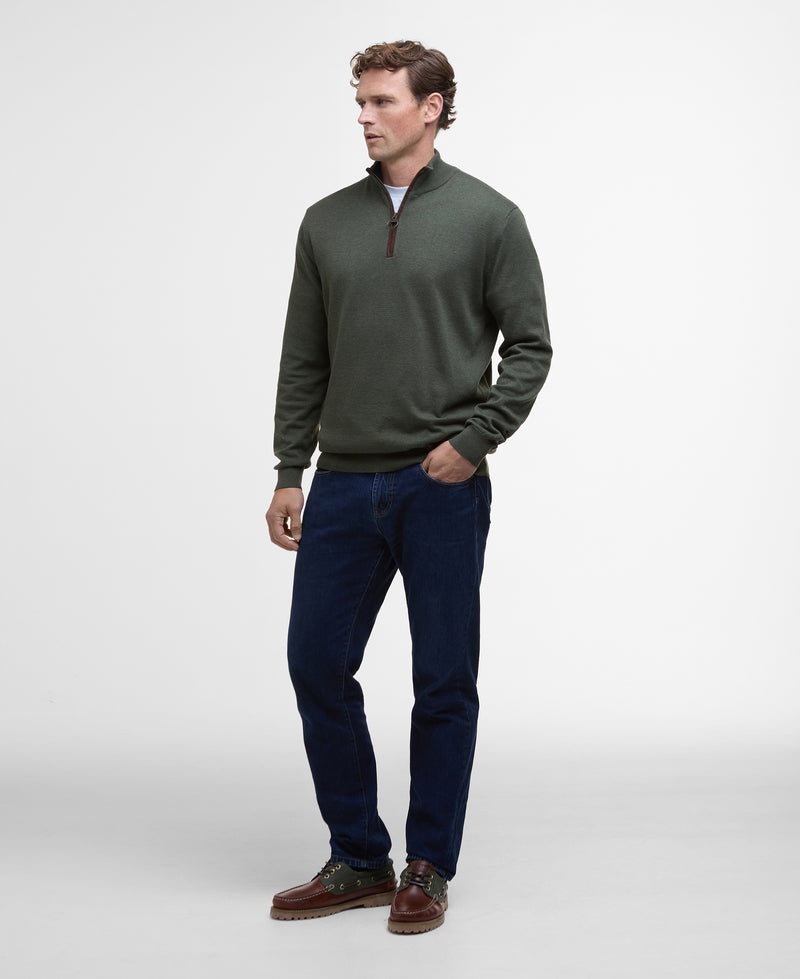 An image of the Barbour Bayfield Half Zip Jumper