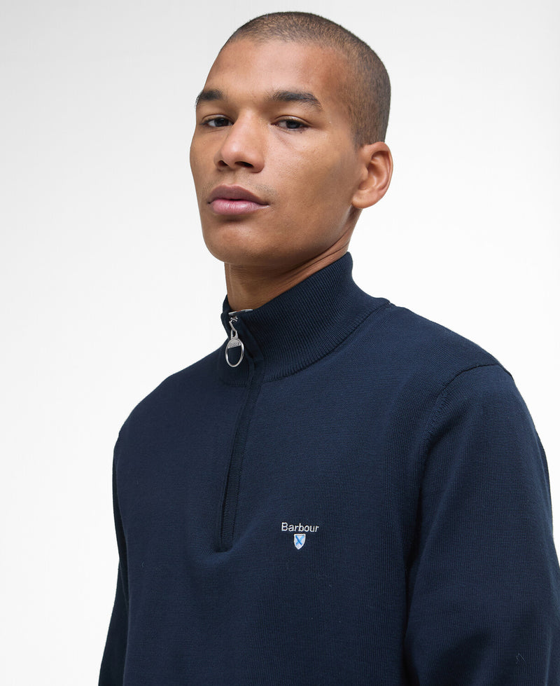 An image of the Barbour Lingwood Half Zip Sweater