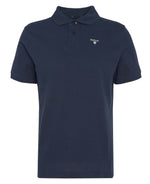 An image of the Barbour Tartan Pique Polo Shirt in Sapphire.