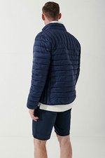 An image of the Crew Clothing Lightweight Lowther Jacket in Dark Navy.