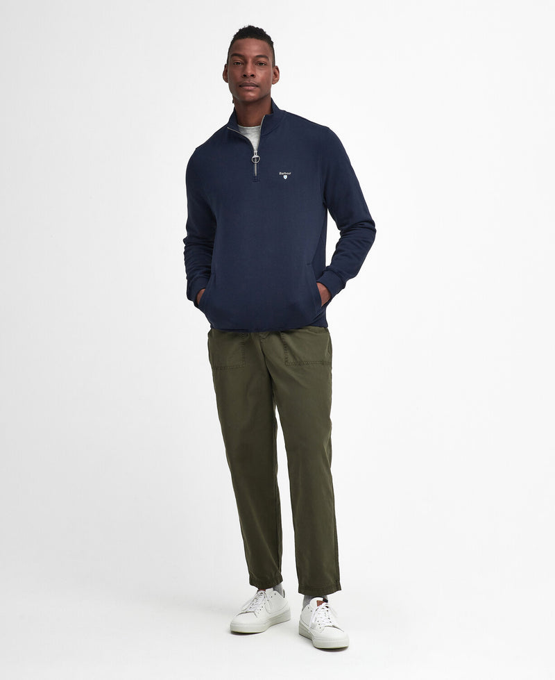 An image of the Barbour Beckhill Half Zip Sweatshirt