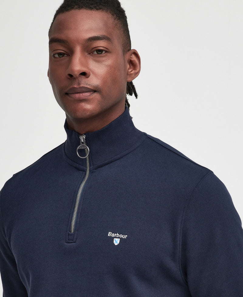 An image of the Barbour Beckhill Half Zip Sweatshirt