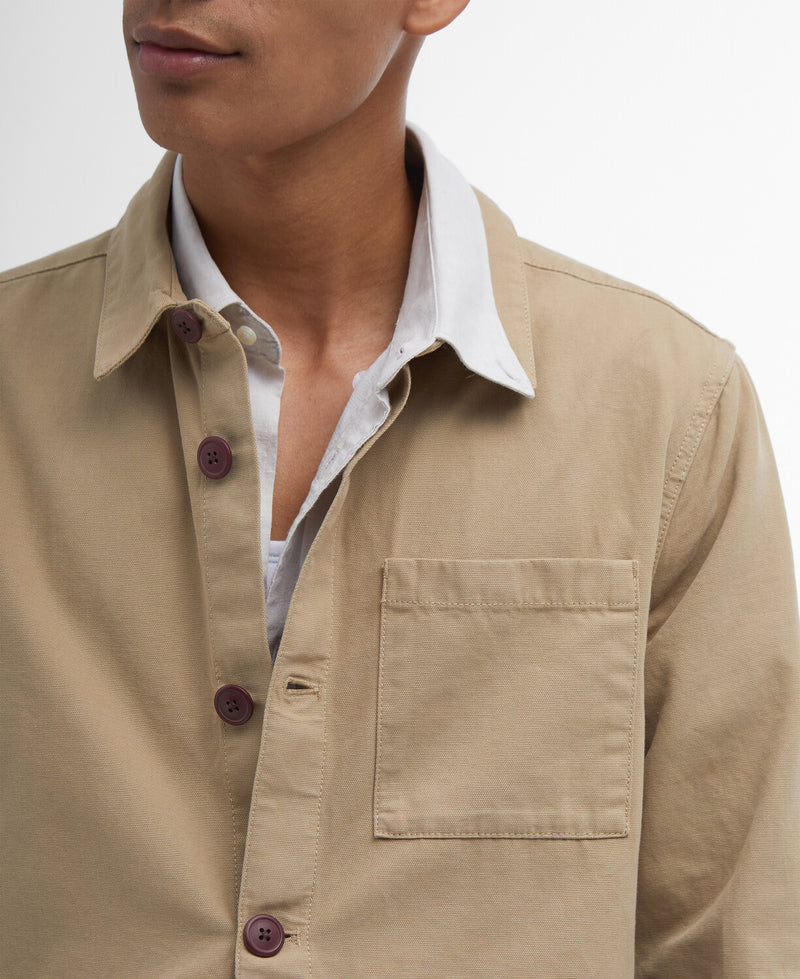 An image of the Barbour Washed Overshirt