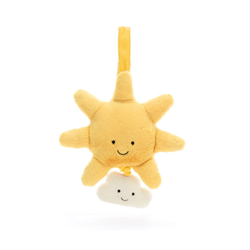 An image of the Jellycat Jellycat Amuseables Sun Musical Pull