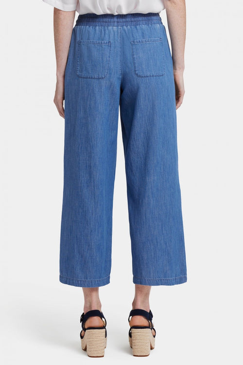 An image of the NYDJ Jayne Wide Leg Ankle Jeans