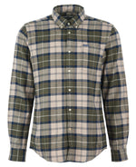 An image of the Barbour Kyeloch Tailored Shirt in Forest.