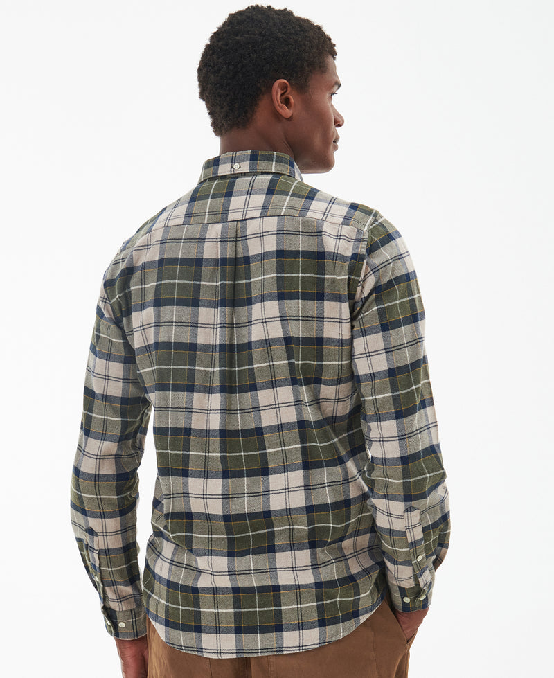 An image of the Barbour Kyeloch Tailored Shirt in Forest.