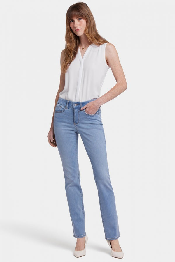 An image of the NYDJ Waist Match Marilyn Straight Jeans