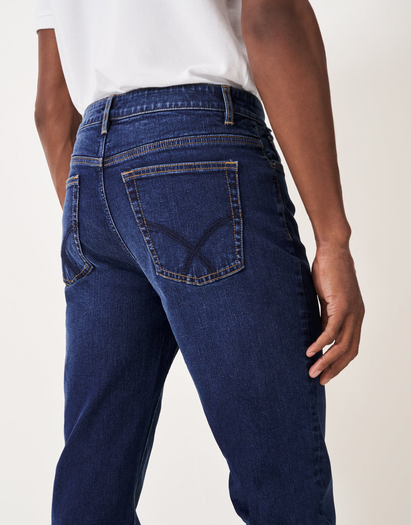 An image of the Crew Clothing Parker Straight Jeans