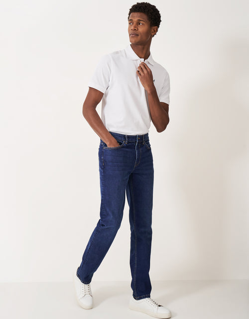 An image of the Crew Clothing Parker Straight Jeans