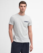 An image of the Barbour Durness Pocket T-Shirt in Grey.