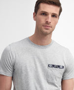 An image of the Barbour Durness Pocket T-Shirt in Grey.