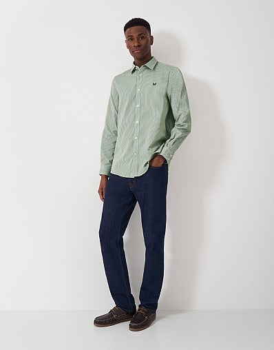 An image of the Crew Clothing Classic Micro Gingham Shirt