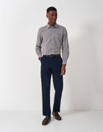 An image of the Crew Clothing Classic Micro Gingham Shirt