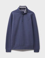 An image of the Crew Clothing Classic Half Zip Sweater