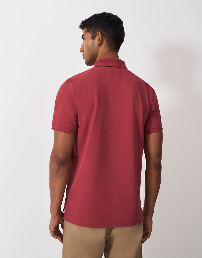 An image of the Crew Clothing Classic Pique Polo