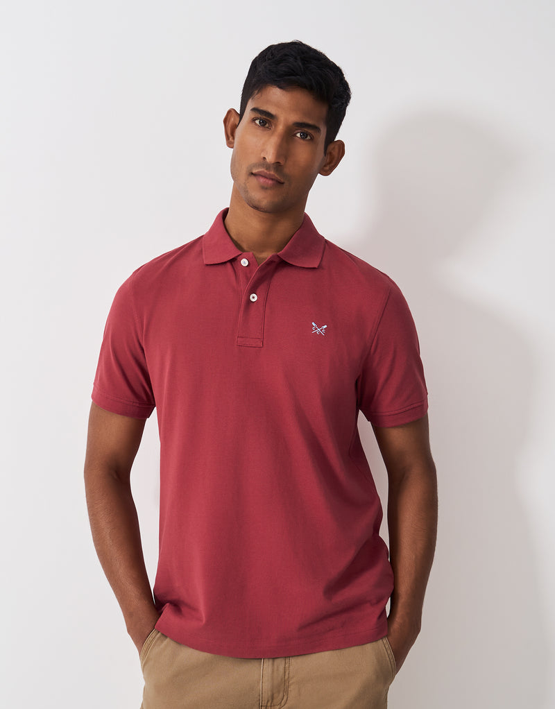 An image of the Crew Clothing Classic Pique Polo