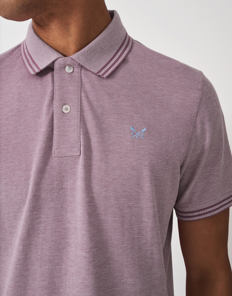 An image of the Crew Clothing Oxford Polo