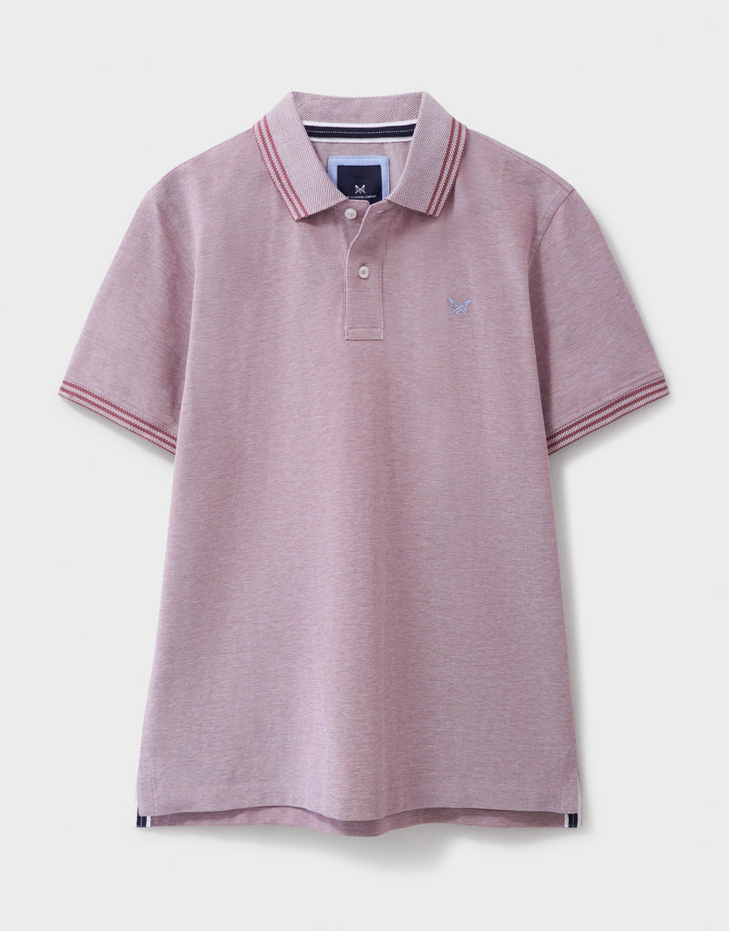 An image of the Crew Clothing Oxford Polo