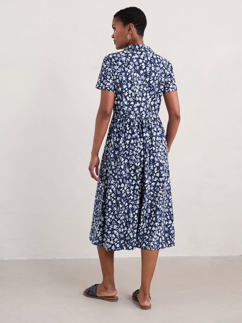 An image of the Seasalt Mainland Dress in Meadow Harebells Maritime.