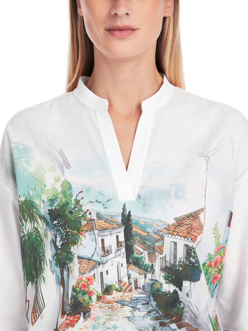 An image of the Marc Cain Andalusian Breeze Print Blouse