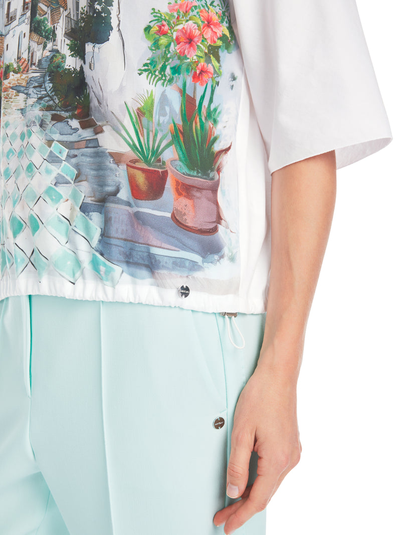 An image of the Marc Cain Andalusian Breeze Print Blouse