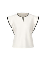 An image of the Marc Cain T-Shirt With Ruffle Sleeves